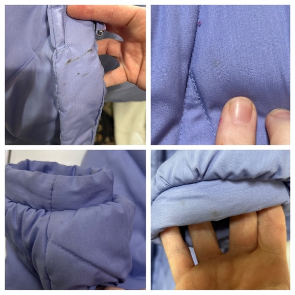 Vintage ASPEN Lavendar Quilted Puffy Coat XL (runs small) - Picture 9 of 16